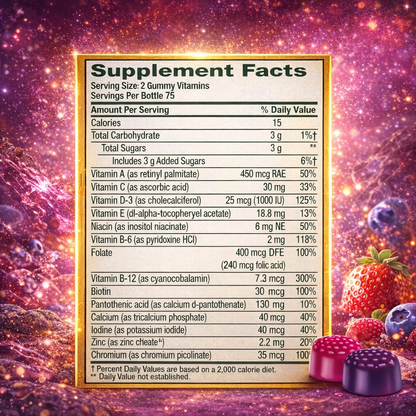 Vitafusion multivitaminico de mujer 150 gomitas